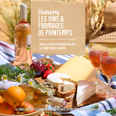 Fêtons les Vins et Fromages de printemps ! 